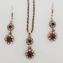 Ensembles de bijoux fleurs turcs ottoman